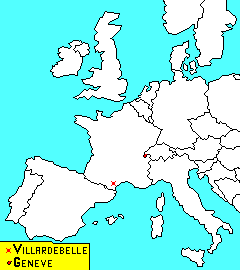 Map of western Europe